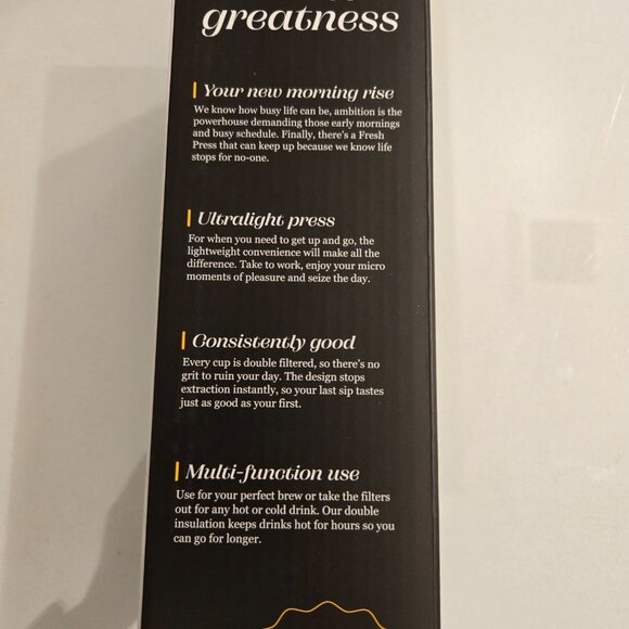 ESPRO French Press Coffee Maker for Travel NIB - Picture 4 of 4